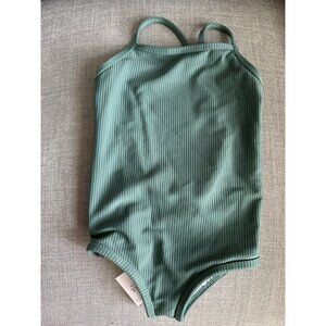 Gus and Steel Swimsuit One Piece Bathing Suit Green 4T